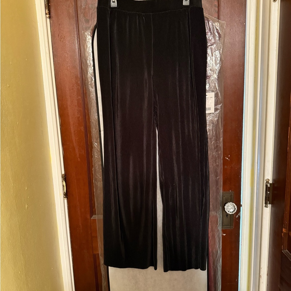 Black Tape Black Wide Leg Pants